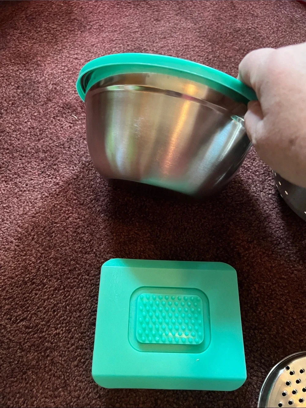 Turquoise Kitchen Storage and Prep Set with Lids